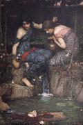 John William Waterhouse Nymphs Finding the Head of Orpheus USA oil painting artist